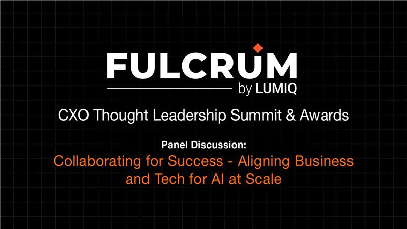 Panel Discussion: Collaborating for Success - Aligning Business and Tech for AI at Scale.